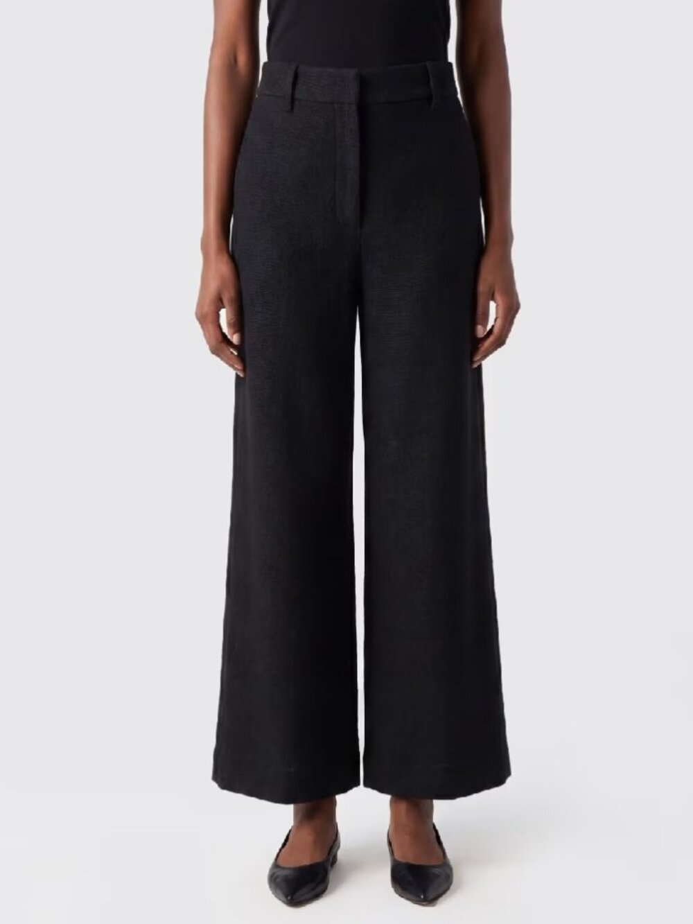 'S MaxMara Black High Waisted Trousers Pant